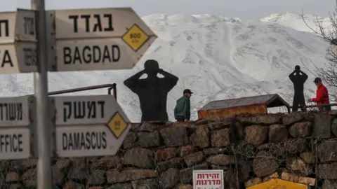 EPA Mount Hermon as seen from Ben Tal, in the Israeli-occupied Golan Heights