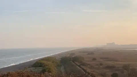 BBC A distant shot of Sizewell B