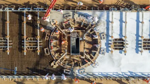 EDF Construction work at Hinkley Point C