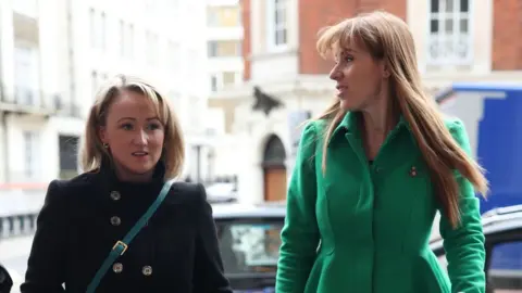 PA Media Rebecca Long Bailey and Angela Rayner