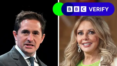 Johnny Mercer and Carol Vorderman