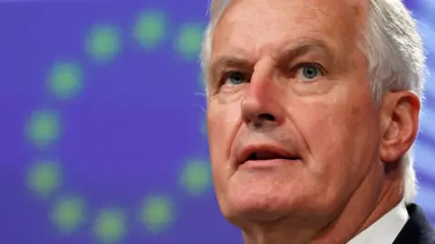 Reuters EU's chief Brexit negotiator Barnier addresses a news conference in Brussels