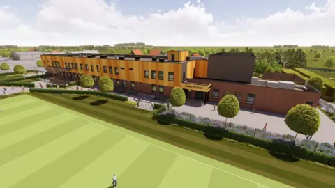 North Yorkshire Council Drawing of school