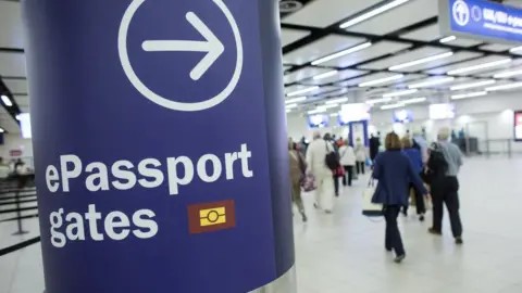 Getty Images Passport gates