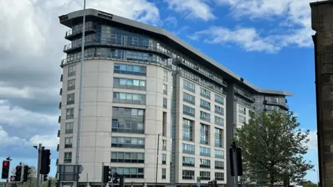 BBC/Jim Scott The building in Sunderland