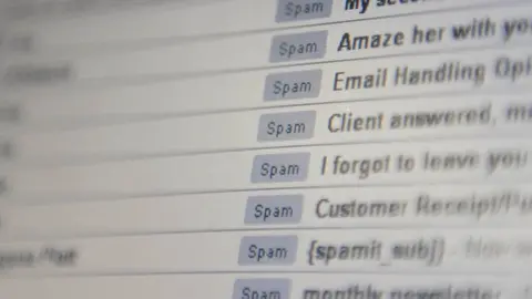 MIKE CLARKE Spam in email inbox