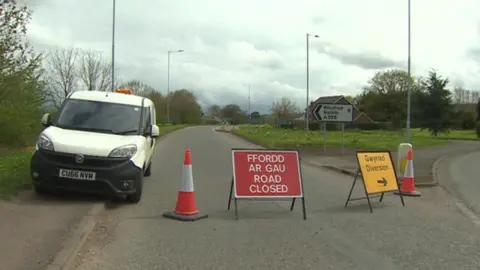 Two die after Porsche crash on A525 Denbigh bypass