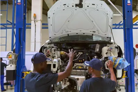 Getty Images A car factory in Kenya