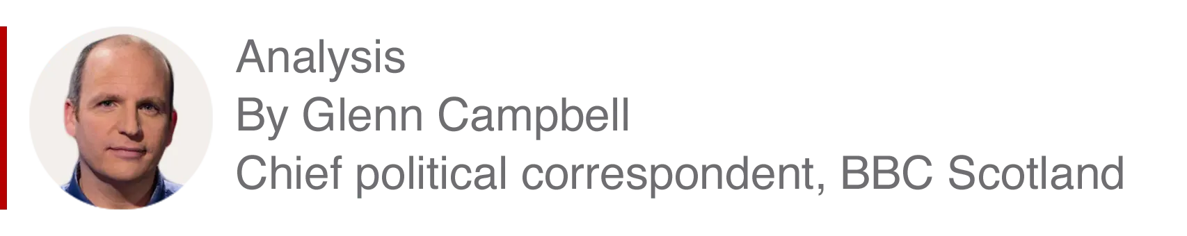 Analysis box by Glenn Campbell, Chief political correspondent, BBC Scotland