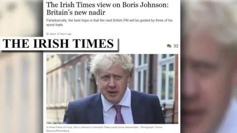 BBC Monitoring Irish Times editorial on Boris Johnson, 24 July 2019