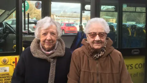 Denby Dale Centre Marion Crawford and Betty Sharpe