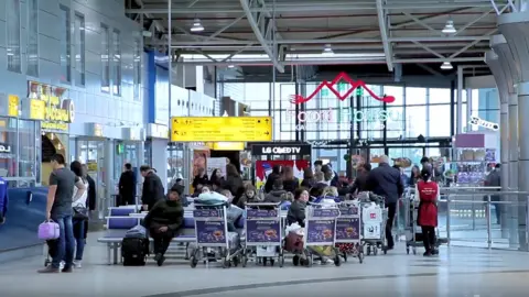  Almaty International Airport/YouTube Interior of Almaty Airport, Kazakhstan, 2019