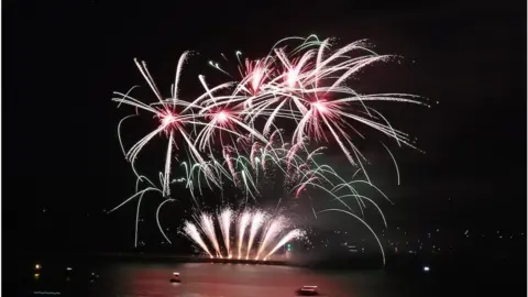 Matt Gilley/FPS Images Display team Skyburst. British Firework Championships 2023