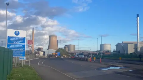 British Steel's Scunthorpe plant