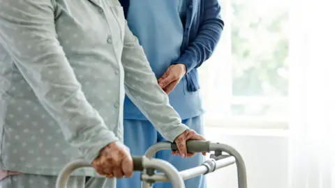 Getty Images care home resident