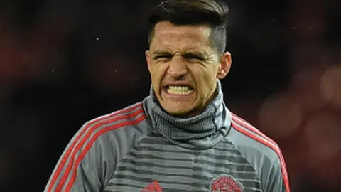 Manchester United's Alexis Sanchez