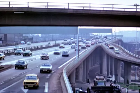Glasgow Motorway Archive Kingston Bridge shortly after it opened