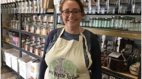 Lauren Morse in her shop