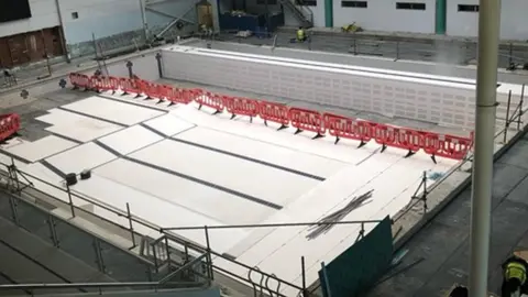 IOM GOV National Sports Centre Swimming Pool refurbishment