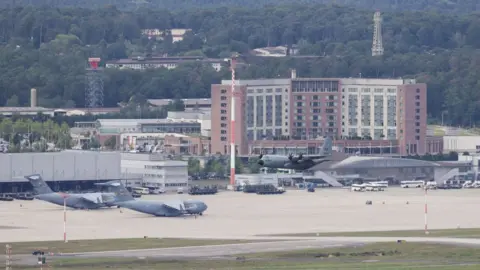 Getty Images General view of Ramstein Air Base