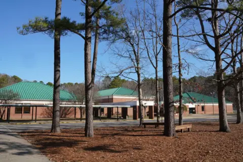 Getty Images Richneck Elementary School after the shooting