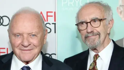 Sir Anthony Hopkins and Sir Jonathan Pryce