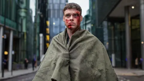 BBC Richard Madden as David Budd in the finale of Bodyguard