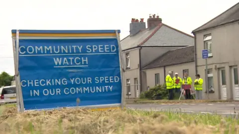 Community speed watch sign