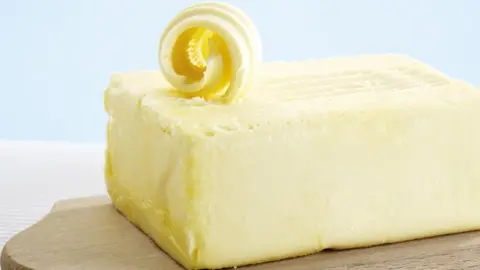 Getty Images block of butter on a cutting board