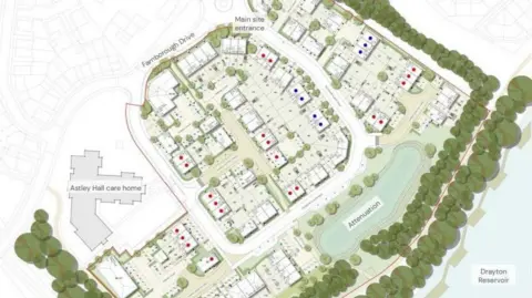 Stonebond Properties Ltd An artist's impression of what plans for the 114-home neighbourhood would look like.
