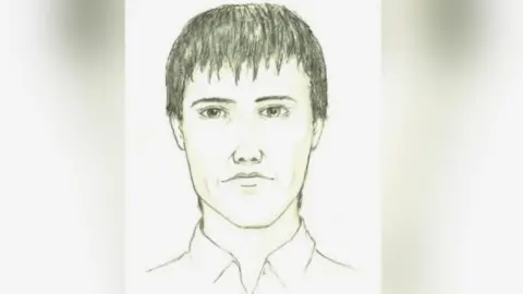 CPS Artist's impression of the suspect in the murder of Nikki Allan which was shown to the jury