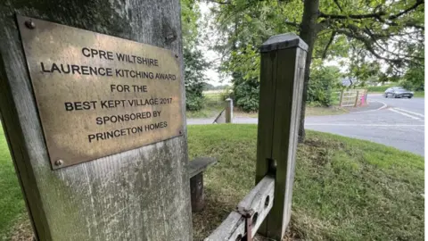 BBC Rushall award sign