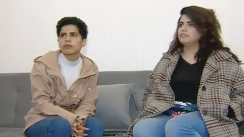 Rustavi 2 TV Saudi sisters Wafa and Maha al-Subaie interviewed in Georgia after fleeing their home country
