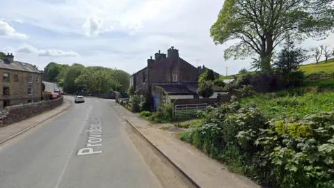 A road running through a rural village