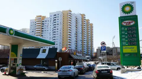 Getty Images BP petrol station in Moscow