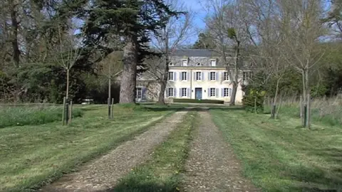 Chris Bockman/BBC Lord Lawson's home in Gers
