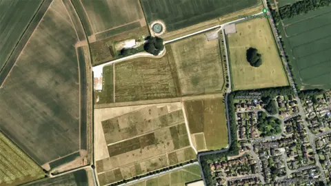 Google Aerial view of the site