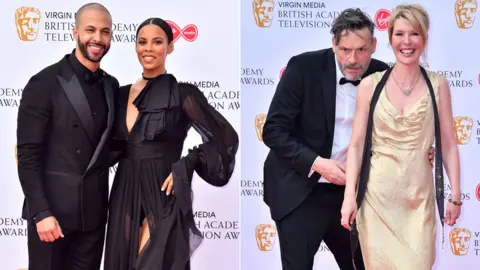 PA Marvin and Rochelle Humes; Julian Barratt and Julia Davis