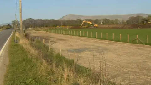 The machine was taken from a site at the dualling scheme roadworks on the A6 between Drumahoe and Dungiven