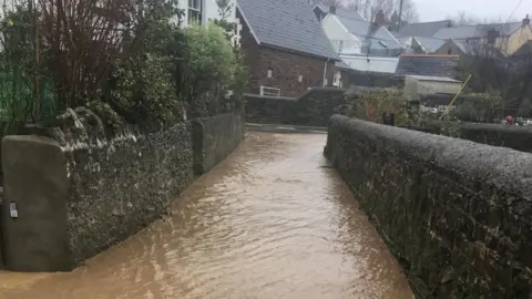 Darren Bolton flooding Combe Martin