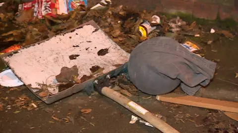 BBC Bowling ball crime scene