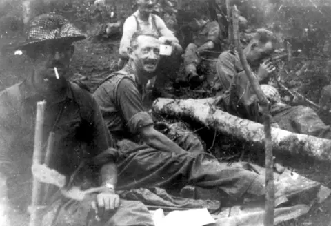 The Royal Scots  On the road to Kohima. Major Howard, second in command