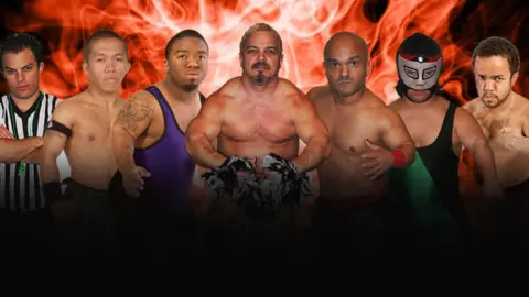 Extreme Dwarfanators Wrestling Extreme Dwarfanators Wrestling promo shot