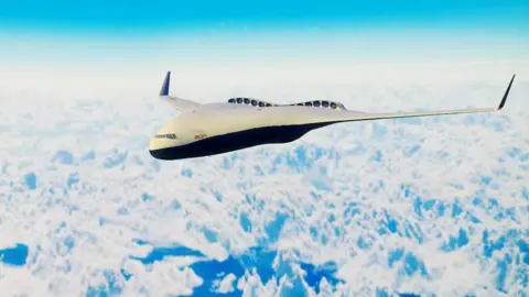 Cranfield University Cranfield's blended wing design