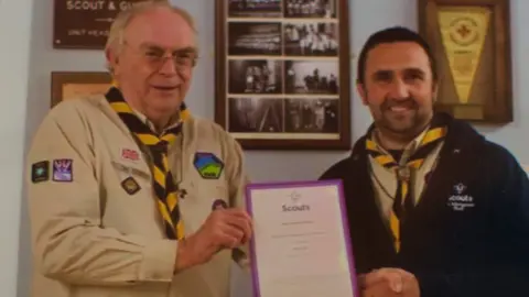 1st Albrighton Scouts Jon Gill and Rich Wild