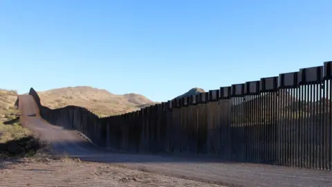 Border wall in Arizona