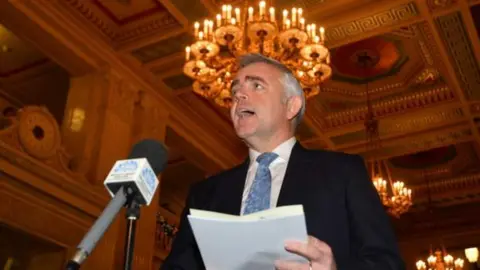 Pacemaker Former DUP minister Jonathan Bell