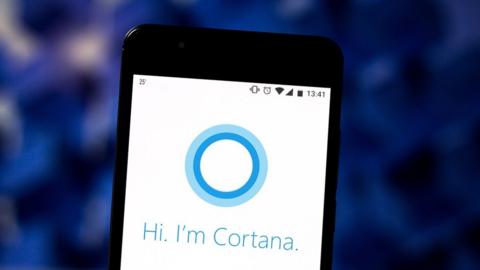 Microsoft's Cortana silenced as Siri gets new voice - BBC News