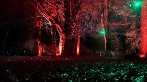 BBC An outdoor light show