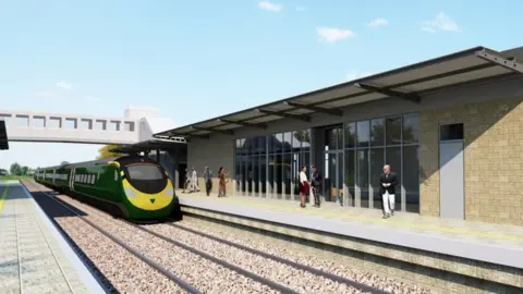 Reading Borough Council Green Park station visualisation